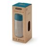 Mug de voyage 340ml étanche en acier inoxydable Black+Blum turquoise | sans marquage | non disponible | non disponible