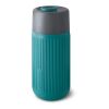 Tasse de voyage en verre 340ML Black+Blum turquoise | sans marquage | non disponible | non disponible