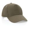 Casquette 5 panneaux en coton recyclé 190gr IMPACT vert | sans marquage | non disponible | non disponible | non disponible