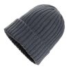 Bonnet à double côte et revers AWARE™ Polylana® Kennedi gris | sans marquage | non disponible | non disponible | non disponible