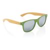 Lunettes de soleil en bambou FSC® et plastique recyclé RCS vert | sans marquage | non disponible | non disponible