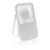 Ventilateur de bureau en plastique recyclé RCS Aervina blanc | sans marquage | non disponible | non disponible