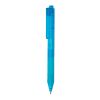 Stylo X9 finition givré avec grip silicone bleu | sans marquage | non disponible | non disponible
