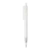Stylo transparent X8 en rPET GRS blanc | sans marquage | non disponible | non disponible