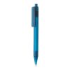 Stylo transparent X8 en rPET GRS bleu | sans marquage | non disponible | non disponible