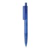 Stylo X3 en plastique givré GRS bleu | sans marquage | non disponible | non disponible