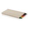 Set de 6 crayons de couleur GRS Infinity Micki blanc | sans marquage