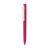 Stylo avec encre ultra glissante en ABS recyclé GRS Vibe rose-blanc | sans marquage | non disponible | non disponible