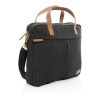 Sac ordinateur Impact AWARE™ en toile 16oz recyclé noir | sans marquage | non disponible | non disponible | non disponible
