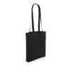 Sac shopping type Tote bag Impact en coton recyclé AWARE™ noir | sans marquage | non disponible | non disponible | non disponible