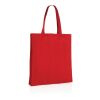 Sac tote en coton recyclé avec fond amovible Impact AWARE™ rouge | sans marquage | non disponible | non disponible | non disponible