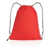 Sac cordelettes en rPET 190T Impact AWARE™ rouge | sans marquage | non disponible | non disponible | non disponible