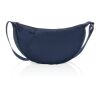 Sac bandoulière XL en rPET AWARE™ Crescent bleu marine | sans marquage | non disponible | non disponible | non disponible
