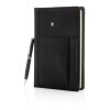 Set carnet de notes A5 et stylo noir | sans marquage | non disponible | non disponible | non disponible