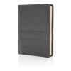 Conférencier A5 Impact en rPET AWARE™ gris | sans marquage | non disponible | non disponible