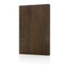 Cahier A5 imprimé bois Kavana marron foncé | sans marquage | non disponible | non disponible