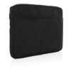 Pochette ordinateur 15,6'' en coton recyclé AWARE™ Laluka noir | sans marquage | non disponible | non disponible | non disponible