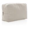 Trousse de toilette en toile recyclée non teintée Aware™ blanc | sans marquage | non disponible | non disponible | non disponible