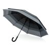 Parapluie extensible de 23 à 27 pouces Swiss Peak AWARE™ noir-gris | sans marquage | non disponible | non disponible
