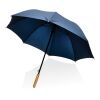 Parapluie 23" en rPET et bambou ouverture auto Impact AWARE™ bleu marine | sans marquage | non disponible | non disponible