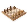 Jeu d'échecs pliable en bois FSC® marron | sans marquage | non disponible | non disponible