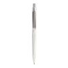 Prodir QS20 stylo à bille à poussoir mat et agrafe métal blanc/argent | non disponible | sans marquage