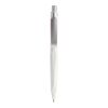 Prodir QS20 stylo à bille à poussoir Stone et agrafe métal blanc/argent | non disponible | sans marquage