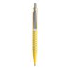 Prodir QS40 stylo à bille à poussoir Soft Touch et agrafe métal jaune/argent | non disponible | sans marquage