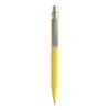 Prodir QS50 stylo à bille à poussoir Soft Touch et agrafe métal jaune/argent | non disponible | sans marquage