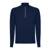 Sweatshirt Estambul à manches longues et col demi-zip pour homme Standard | Navy Blue | roly-L | sans marquage | non disponible | non disponible | non disponible