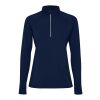 Sweatshirt Estambul à manches longues et demi-zip pour femme Standard | Navy Blue | roly- | sans marquage | non disponible | non disponible | non disponible