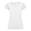 T-shirt Victoria à col en V et manches courtes pour femme Standard | blanc absolu | S | sans marquage | non disponible | non disponible | non disponible