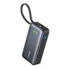 Powerbank 30W avec câble USB-C intégré Anker Nano noir