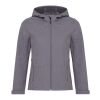 Veste femme soft shell en polyester recyclé Iqoniq Makalu gris chiné volcanique | S | sans marquage | non disponible | non disponible | non disponible