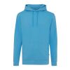 Sweat à capuche en coton recyclé Iqoniq Jasper Bleu Tranquille | XS | sans marquage | non disponible | non disponible | non disponible
