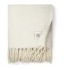 VINGA Plaid en laine mélangée Saletto blanc-beige | sans marquage | non disponible | non disponible | non disponible