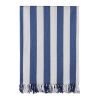VINGA Serviette hammam GRS Ornos bleu-blanc | sans marquage | non disponible | non disponible | non disponible