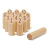 VINGA Mini jeu de quilles scandinaves Muge marron | sans marquage | non disponible | non disponible