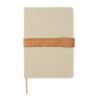 VINGA Carnet de notes en toile recyclée RCS Bosler marron | sans marquage | non disponible | non disponible