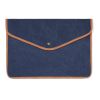 VINGA Bosler Housse ordinateur 14" en toile recyclée GRS bleu marin | sans marquage | non disponible | non disponible