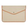 VINGA Bosler Housse ordinateur 16" en toile recyclée GRS marron | sans marquage | non disponible | non disponible
