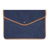 VINGA Bosler Housse ordinateur 16" en toile recyclée GRS bleu marin | sans marquage | non disponible | non disponible