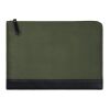 VINGA Pochette ordinateur 16" en polyester RCS Marlow vert-noir