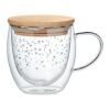 Tasse double paroi en verre transparent | sans marquage | non disponible | non disponible | non disponible