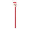 Crayon Noël avec gomme rouge