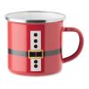 Mug vintage Père Noël 300ml. rouge
