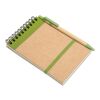 Bloc-notes recyclé et stylo lime | sans marquage | non disponible | non disponible | non disponible