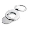 Porte-clés avec jeton argent mate | sans marquage | non disponible | non disponible