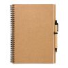 Carnet de note recyclé beige | sans marquage | non disponible | non disponible | non disponible
