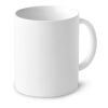 Mug cylindrique classique blanc | sans marquage | non disponible | non disponible